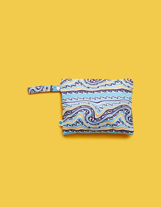 itti bitti - Large with Small Double Pocket Wetbag - Rockpool