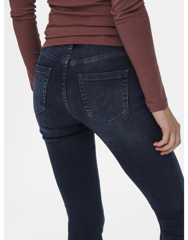 ONLY - Blush Mid Rise Flared Jeans