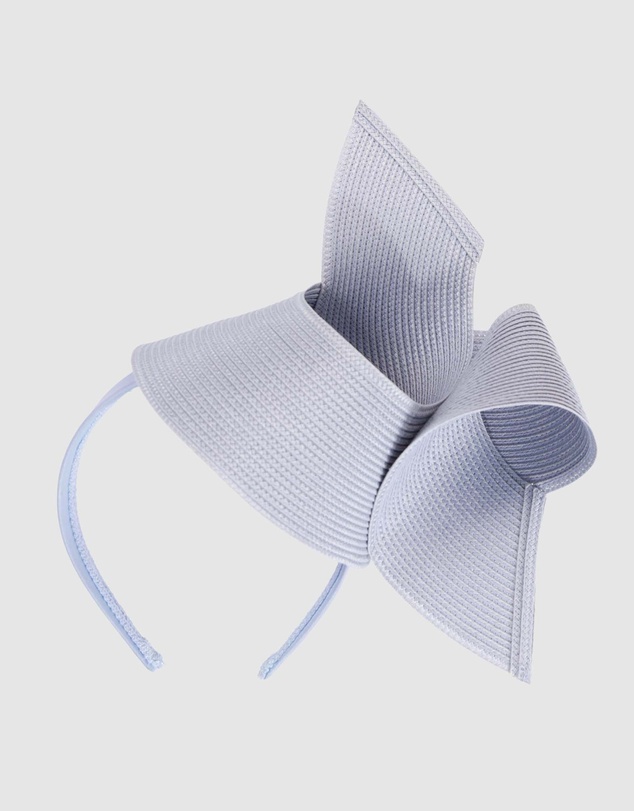 Max Alexander - Modern Blue Twisted Racing Fascinator