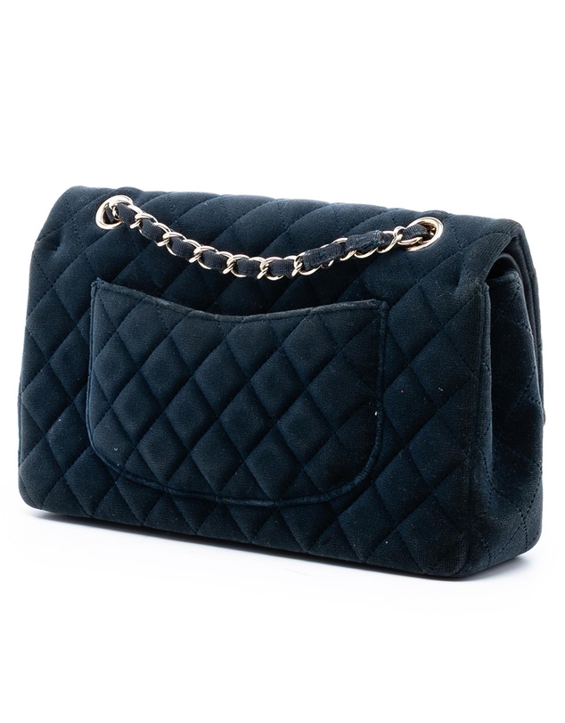 Pre-Loved by Azura Reborn - Pre-Loved Medium Classic Velvet Double Flap