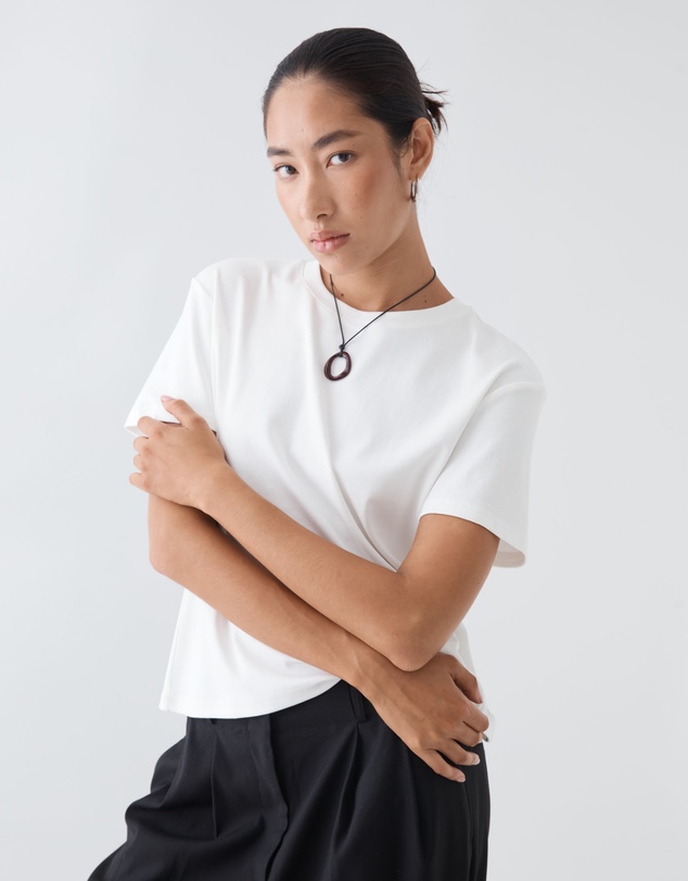 Forcast - May Relaxed Cotton T-Shirt