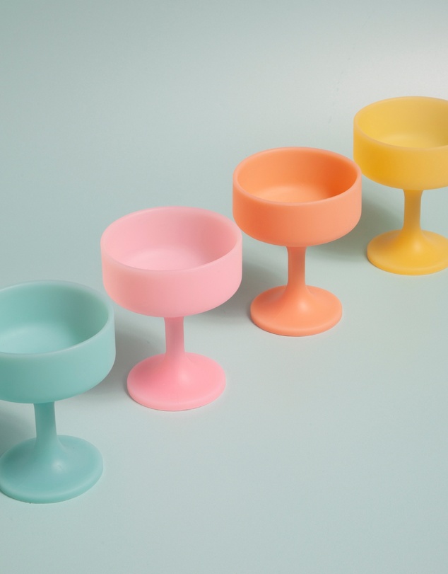 porter green - mecc | silicone unbreakable cocktail glasses