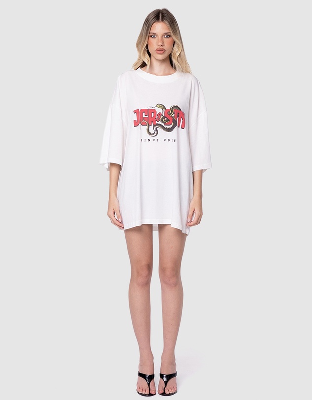 JGR & STN - Vintage Python Oversized T-Shirt
