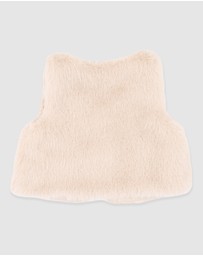 Bebe by Minihaha - Winnie Emb. Faux Fur Vest
