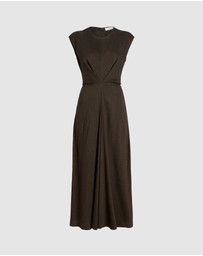 Proenza Schouler White Label - Miranda Dress In Linen Slub