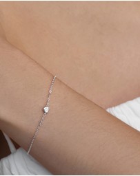 SAINT VALENTINE - The Mini Heart Duo Set - Silver