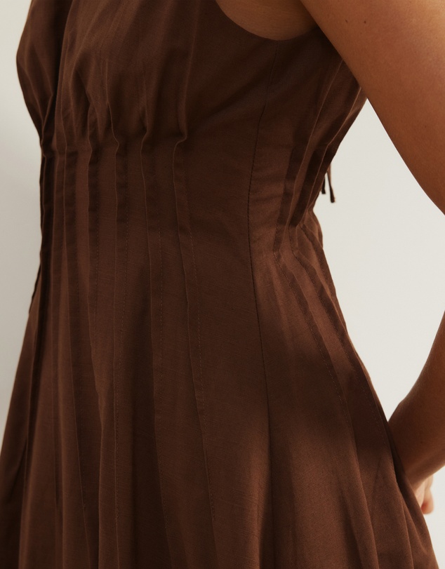 Atmos&Here - Anna Pintuck Maxi Dress