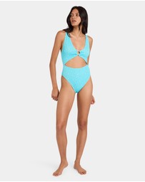 RVCA - Womens Rose Bud One Piece Swimsuit