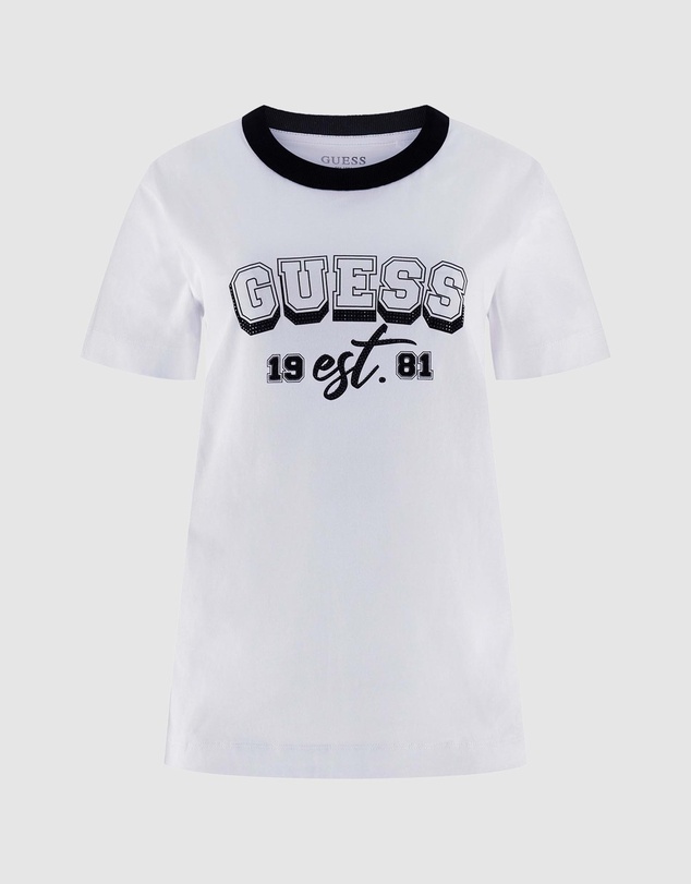 GUESS - SS CN College Guess Tee