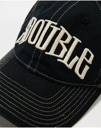 S Double - Arch Mid-Block Trucker Snapback Cap