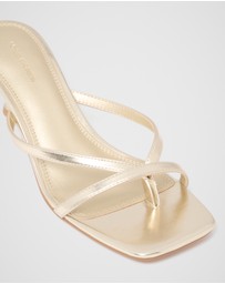 Forever New - Tammy Toe Thong Heeled Sandals
