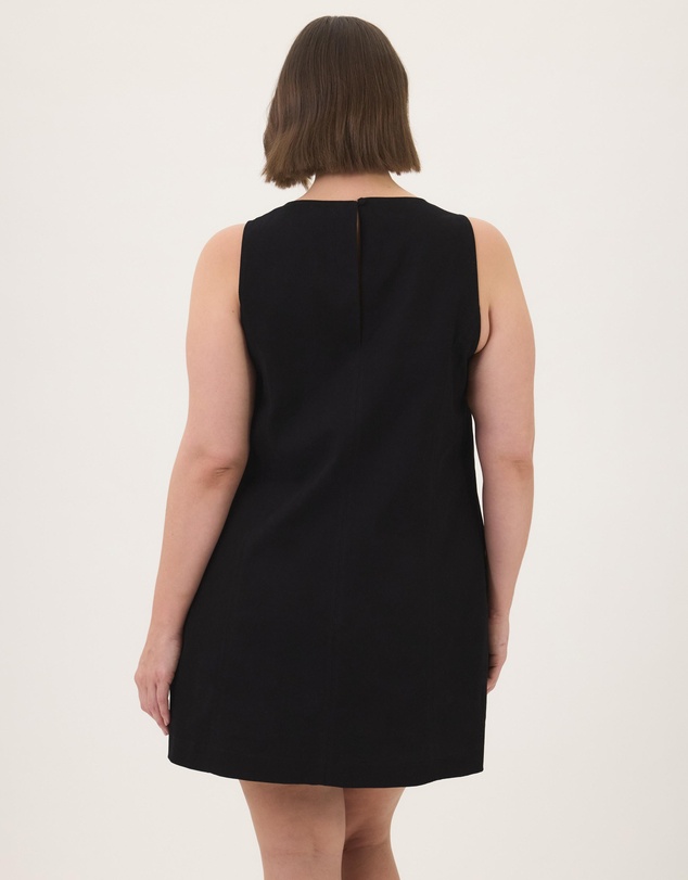 Atmos&Here Curvy - Caity Cotton Twill A-Line Mini Dress