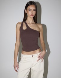 General Pants Co. Basics - Asym Rib Cami