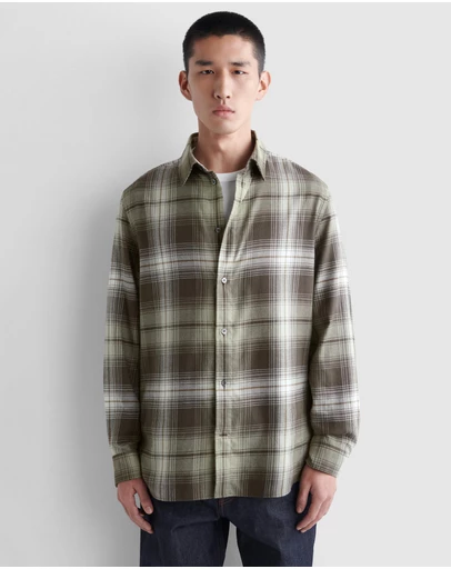 COS - Checked Pima Cotton Shirt
