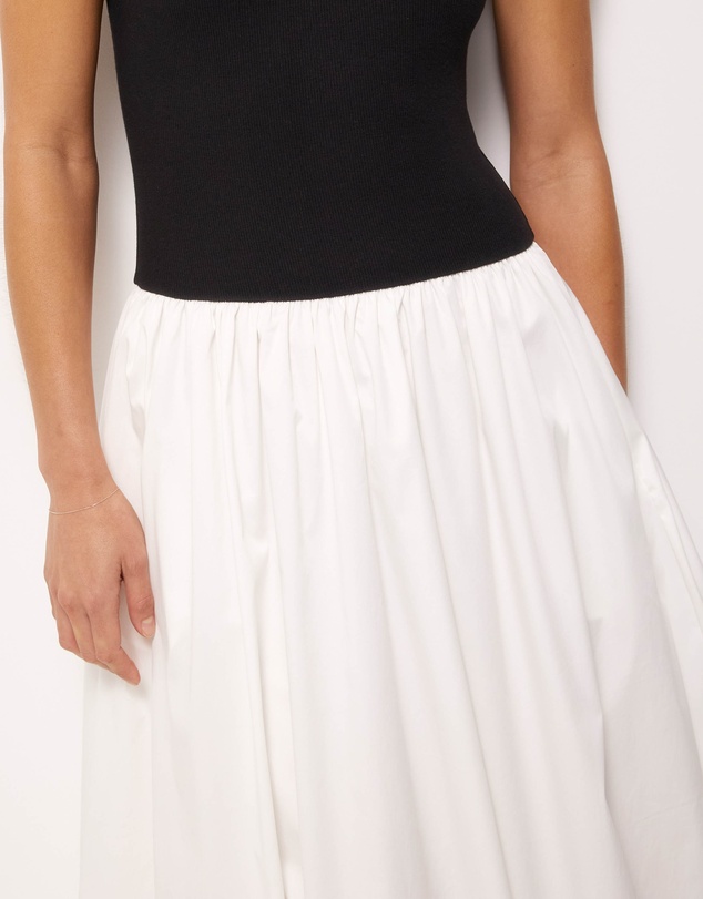 AERE - Avalon Bubble Hem Midi Dress