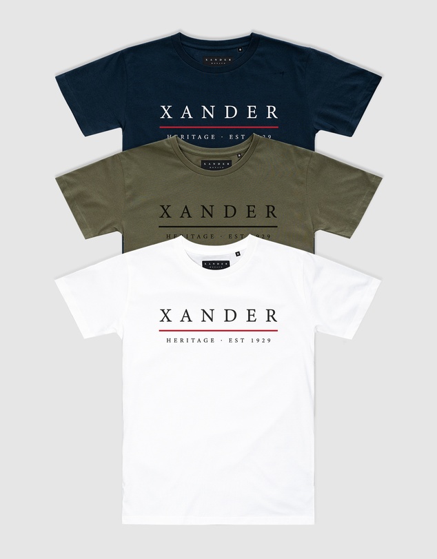 Xander - 3-Pack Bande Tee