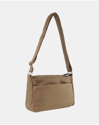 Pierre Cardin - Pierre Cardin Nylon Anti-Theft Cross Body Bag