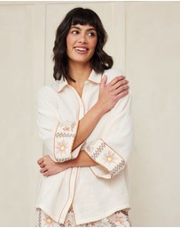 Chelsea Peers - Cotton Desert Patchwork Print Short Pyjama Set