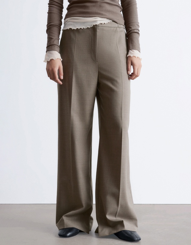& Other Stories - Wool Press-Crease Trousers