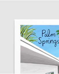 Olive et Oriel - Palm Springs Modern Architecture by Carla Daly Art Print