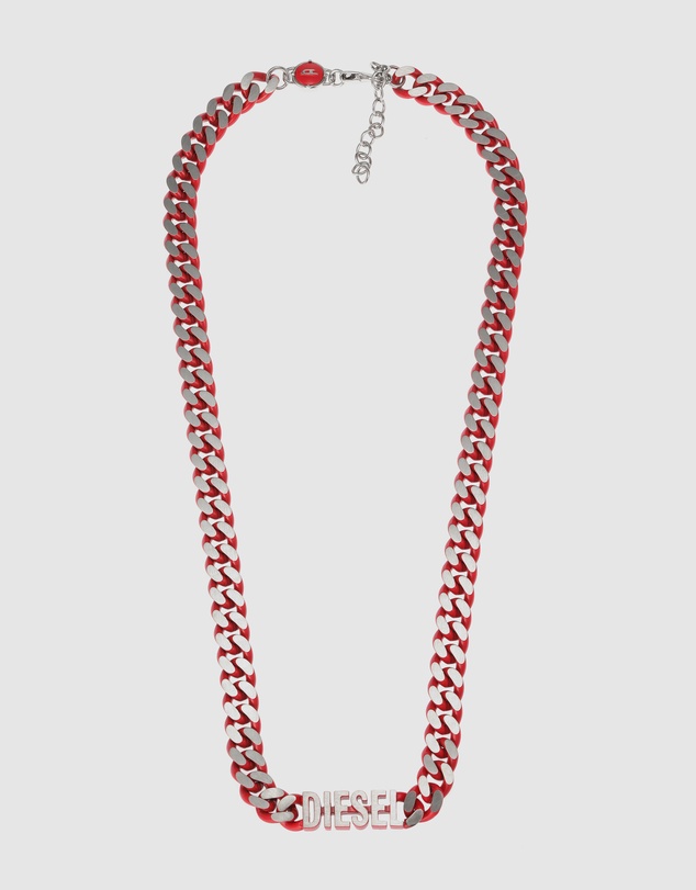 Diesel - Steel Red Necklace