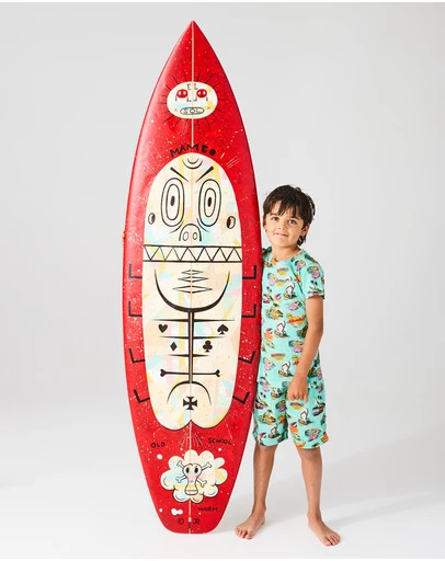 Kip&Co - KipCo x Mambo World Organic Cotton Short Sleeve Tee Short Pyjama Set - Kids