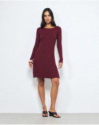 AERE - Leni Organic Cotton Knit Mini Dress