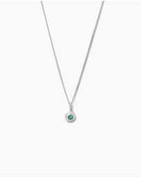 Kirstin Ash - Birthstone Necklace May Emerald