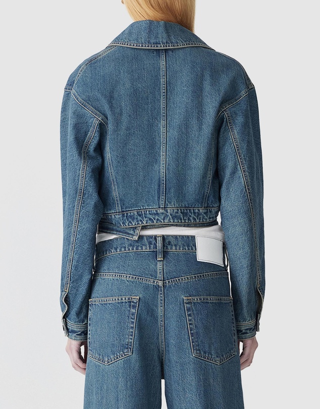 Bassike - Denim Wrap Jacket