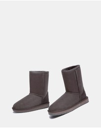EVERAU - Australian Shepherd Ugg Short Classic Sheepskin Upper UGG Boots