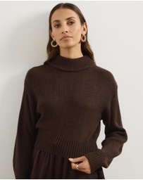 Atmos&Here - Zulu Textured Roll Neck Jumper
