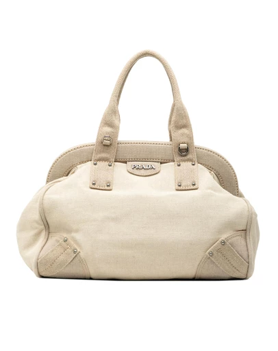 Pre-Loved by Azura Reborn - Pre-Loved Canvas Canapa Mistolino Frame Satchel