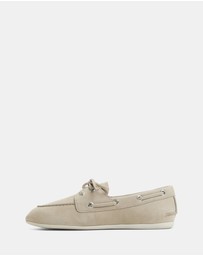Sperry - Slim Boat Leather Nubuck Pumice- Women's