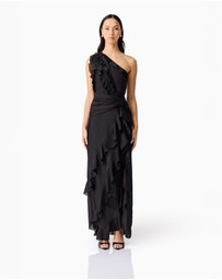 Elliatt - Lucinda One Shoulder Gown In Black