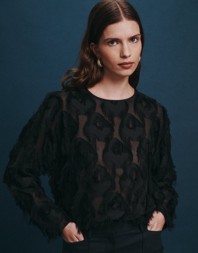 SABA - Aurelia Textured Top