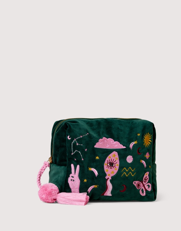 The Somewhere Co - Aquarius Astrology Cosmetic Case