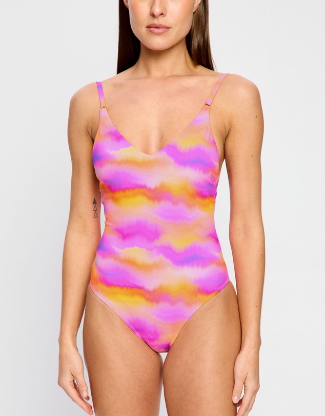 Modibodi - Period Swimwear V Neck One Piece Light Absorbency
