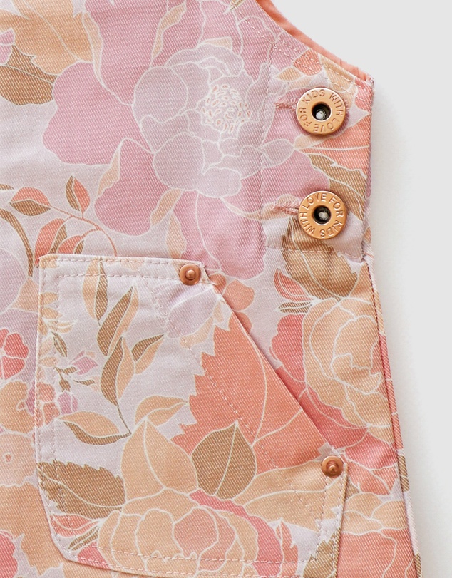 WITH LOVE FOR KIDS - Hazel Denim Pinafore Dress - Babies - Kids