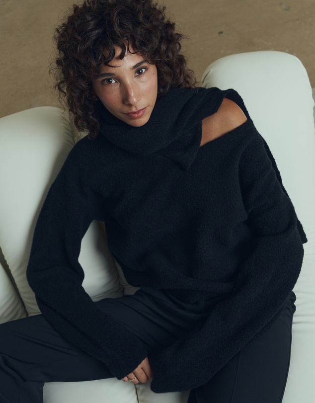 IDA+S - Seren Wool Scarf Jumper