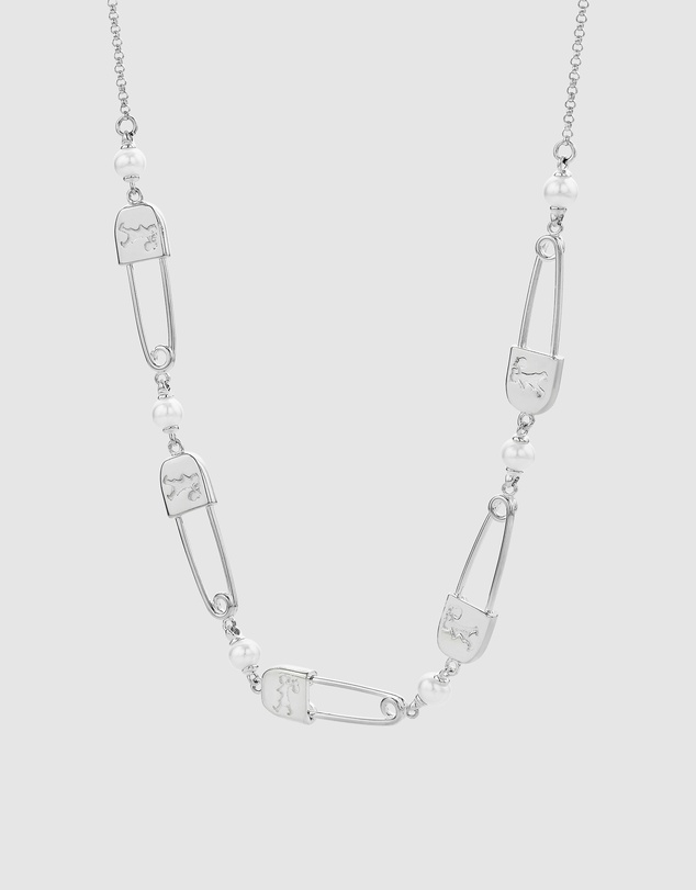 Karen Walker - Runaway Safety Pin Chain Necklace