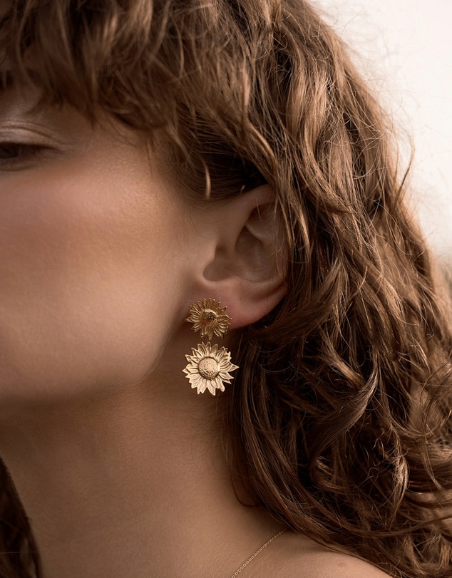 Native Sol - Follow The Sunshine - Sunflower Earrings