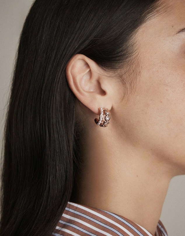 MIMCO - Westlyn Heart Duo Hoop Earrings