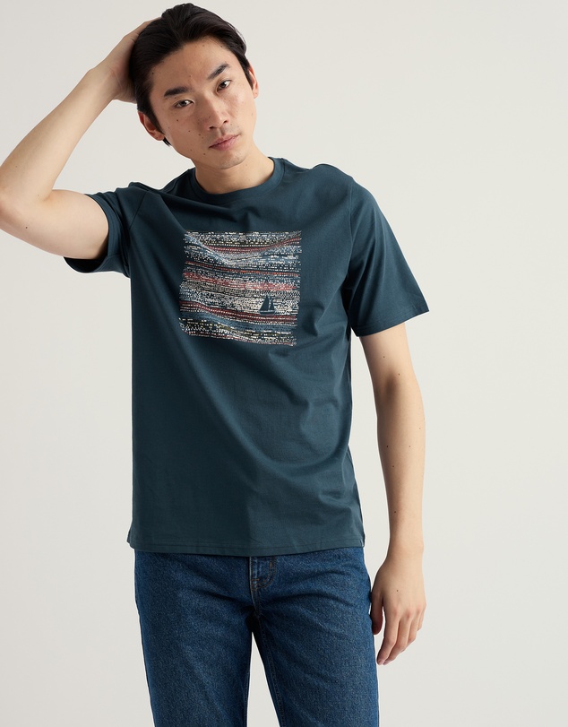 Seasalt - Seasalt Cornwall Navy Men's Midwatch T-Shirt