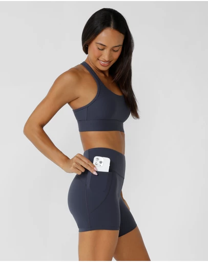 Lorna Jane - Amy No Chafe Phone Pocket 14cm Bike Shorts
