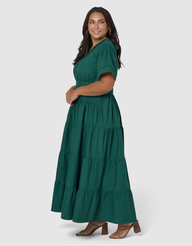 Something 4 Olivia - Abby Linen Maxi Dress