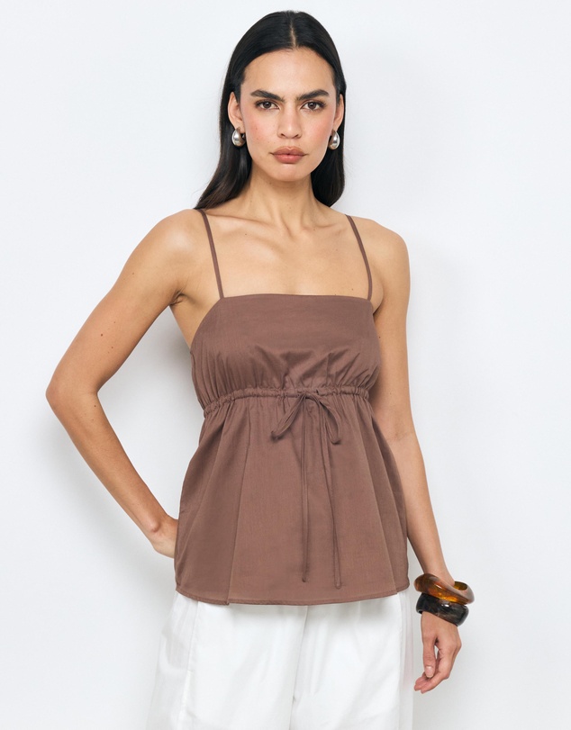 AERE - Darcy Square Neck Cami Top