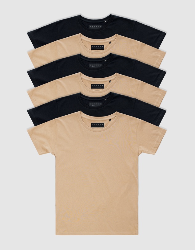 Xander - 6-Pack Blanc Tee