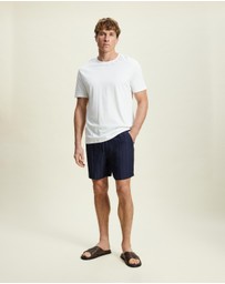 AERE - Linen Rayon Euro Shorts