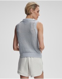 Varley - Bains Half Zip Tank
