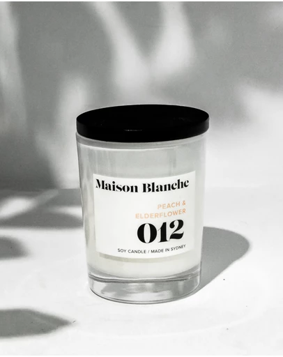 Maison Blanche - 012 Peach & Elderflower - Small Candle